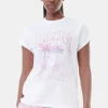 GANNI Små Gaver | Plus Size Klær<Basic Jersey Cocktail Relaxed-T-skjorte BrightWhite