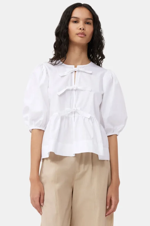 GANNI Plus Size Klær | Bukser<Beige Elasticated Curve-bukse Safari
