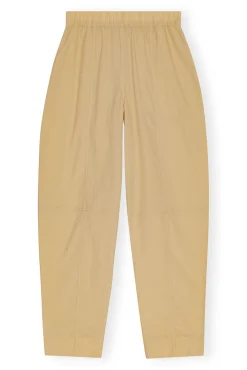 GANNI Plus Size Klær | Bukser<Beige Elasticated Curve-bukse Safari