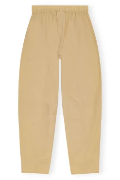 GANNI Plus Size Klær | Bukser<Beige Elasticated Curve-bukse Safari