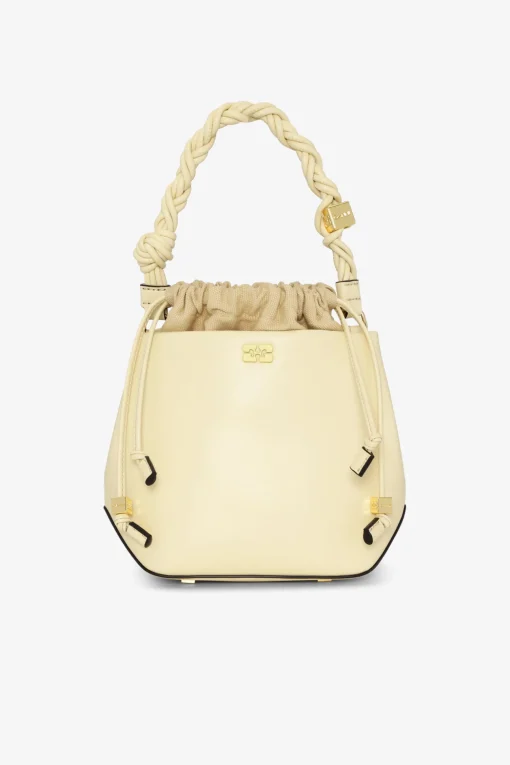 GANNI Crossbody Vesker | Håndvesker<Beige Bou Bucket Bag YellowCream