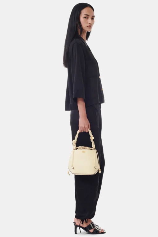 GANNI Crossbody Vesker | Håndvesker<Beige Bou Bucket Bag YellowCream