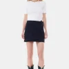 GANNI Dresstoff | Sett<Boucle Jacquard Suiting Mini-skjørt Black