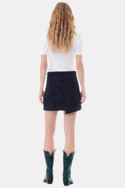 GANNI Dresstoff | Sett<Boucle Jacquard Suiting Mini-skjørt Black