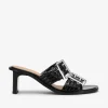 GANNI Sko | Mules<Feminine Buckle Heeled Mule-Sandal Black