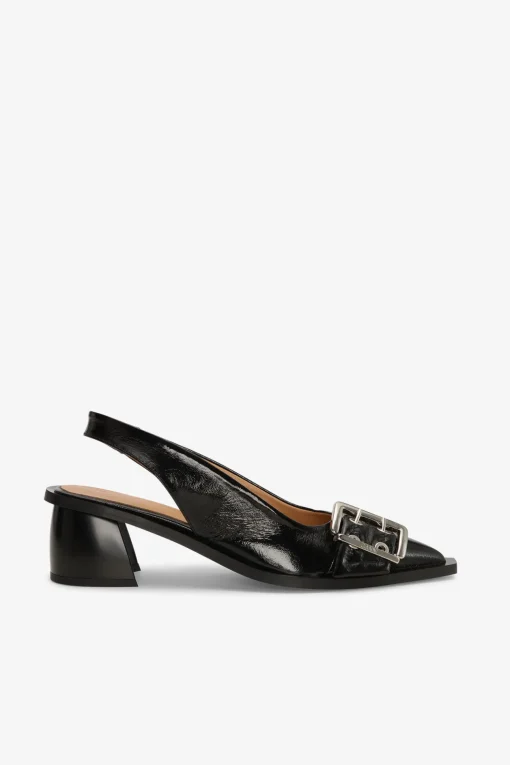 GANNI Sko | Hæler<Feminine Buckle Slingback-pumps Black