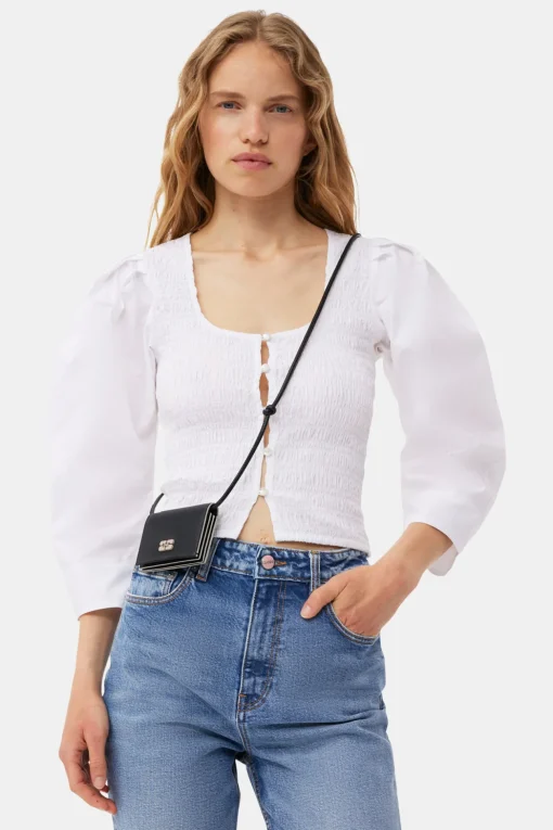 GANNI Lommebøker | Mini Vesker<Bou On Strap-lommebok Black