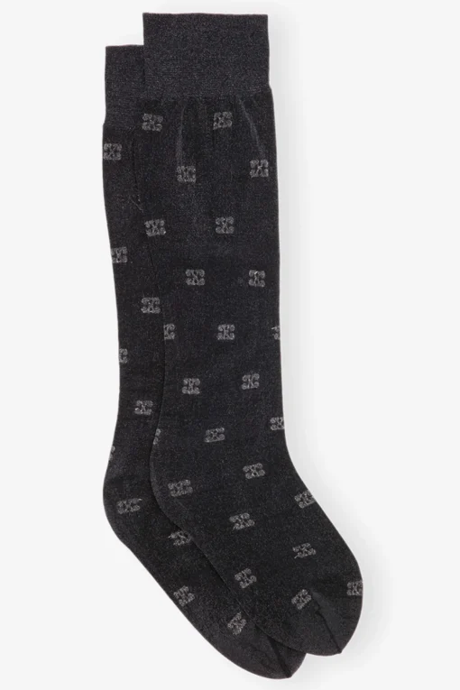 GANNI Sokker | Små Gaver<Glitter Butterfly Lace-sokker Black