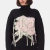 GANNI Strikkeplagg<Handknit Turtleneck-genser Black