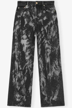 GANNI Sett | Jeans<Black Heavy Denim Izey-jeans WashedBlack/Black