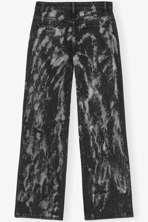 GANNI Sett | Jeans<Black Heavy Denim Izey-jeans WashedBlack/Black