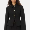 GANNI Dresstoff | Sett<Light Twill Suiting-blazer Black