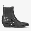 GANNI Sko | Western- & Cowboy Boots<Low Cut Western Chelsea-boots Black