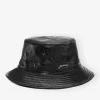 GANNI Hatter<Naplack-bøttehatt Black