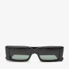 GANNI Solbriller<Rectangular-solbriller Black