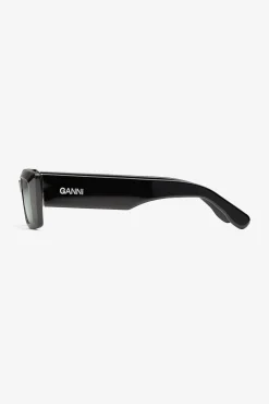 GANNI Solbriller<Rectangular-solbriller Black
