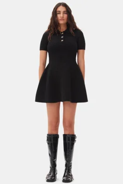 GANNI Kjoler<Sparkle Mini-kjole Black