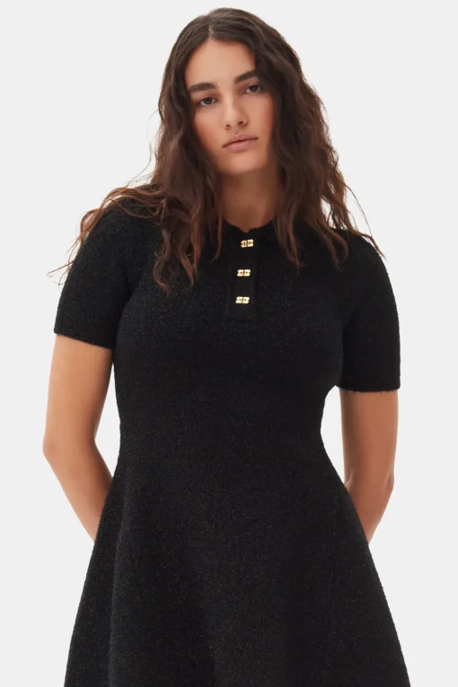 GANNI Kjoler<Sparkle Mini-kjole Black