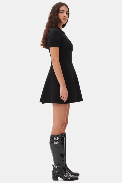 GANNI Kjoler<Sparkle Mini-kjole Black
