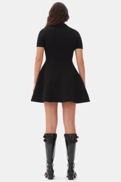 GANNI Kjoler<Sparkle Mini-kjole Black