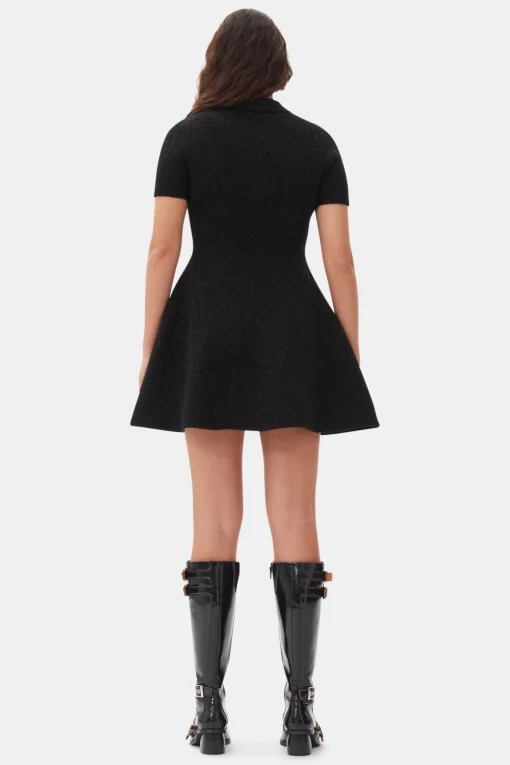 GANNI Kjoler<Sparkle Mini-kjole Black