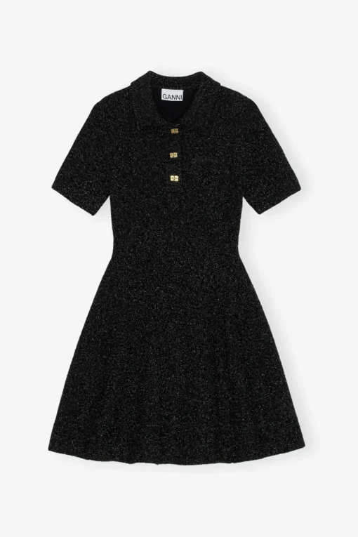 GANNI Kjoler<Sparkle Mini-kjole Black