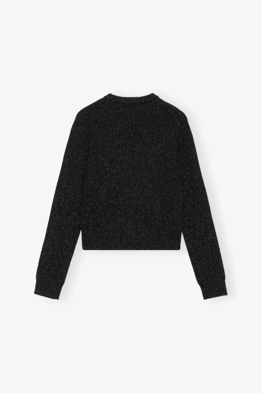GANNI Strikkeplagg<Sparkle-cardigan Black