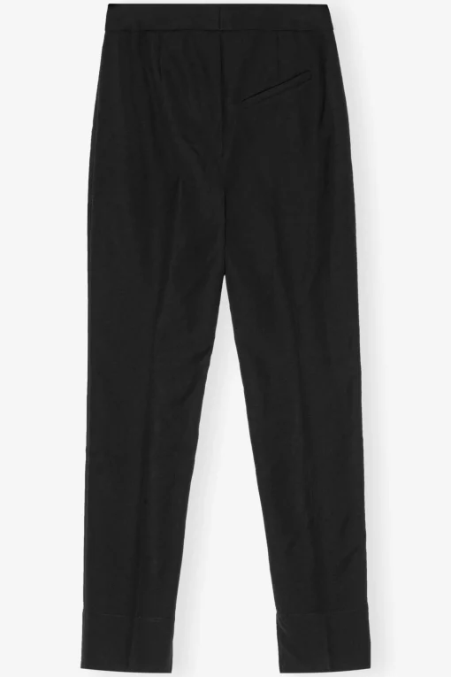 GANNI Dresstoff | Sett<Suiting-bukse Black