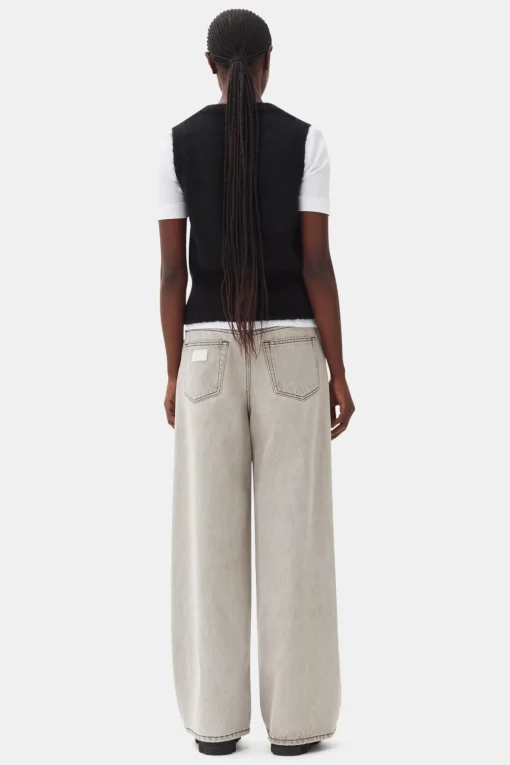 GANNI Ganni Exclusives | Strikkeplagg<Tie String-vest Black