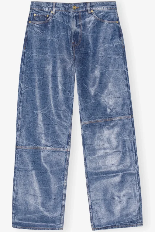 GANNI Sett | Jeans<Blue Foil Izey-jeans MidBlueStone