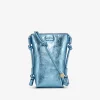 GANNI Mini Vesker | Crossbody Vesker<Blue Metallic Bou-crossbodyveske BlueCuracao
