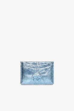 GANNI Små Gaver | Ganni Exclusives<Blue Metallic Bou-kortholder BlueCuracao