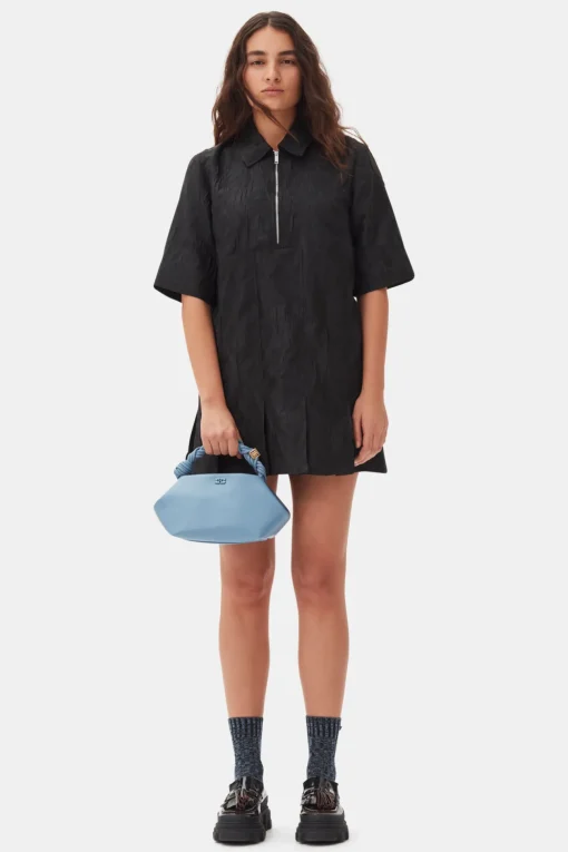 GANNI Crossbody Vesker | Håndvesker<Blue Small Bou Bag DustyBlue
