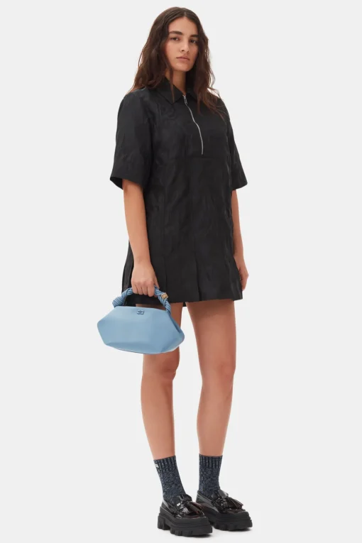 GANNI Crossbody Vesker | Håndvesker<Blue Small Bou Bag DustyBlue