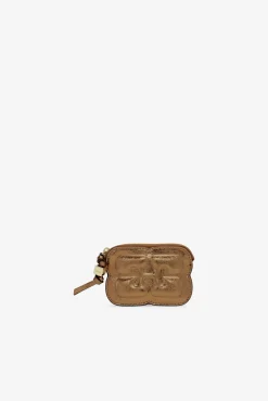 GANNI Lommebøker<Metallic Bou Zipped-lommebok Bronze