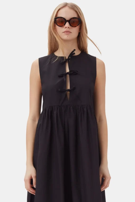 GANNI Solbriller<Brown Chunky Round-solbriller BrandyBrown