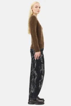 GANNI Trending Now | Strikkeplagg<Brown-genser RainDrum