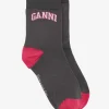 GANNI Sokker | Små Gaver<Brown/Red-sokker Phantom