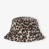 GANNI Hatter | Leopardmønster Klær<Bøttehatt Black