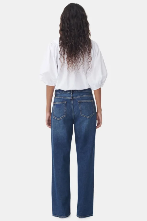 GANNI Jeans | Denimklær<Dark Blue Izey-jeans DarkBlueVintage