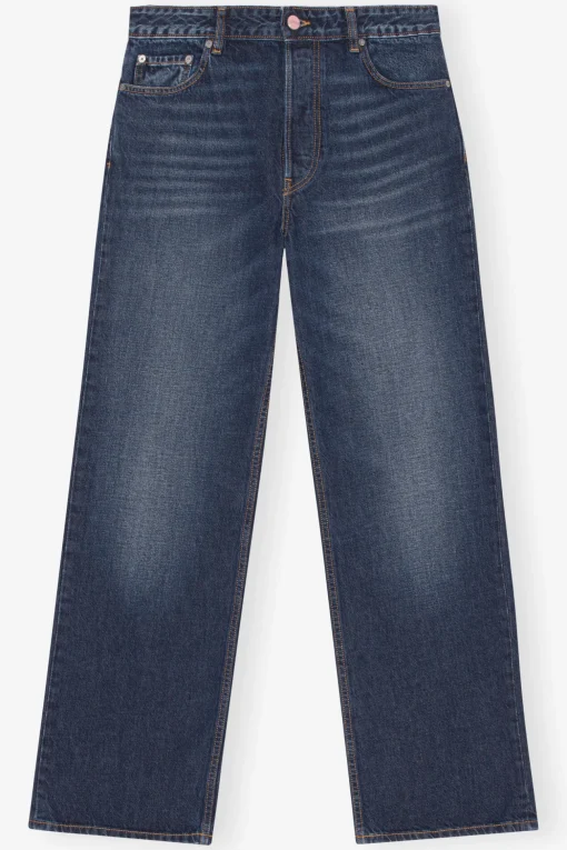 GANNI Jeans | Denimklær<Dark Blue Izey-jeans DarkBlueVintage