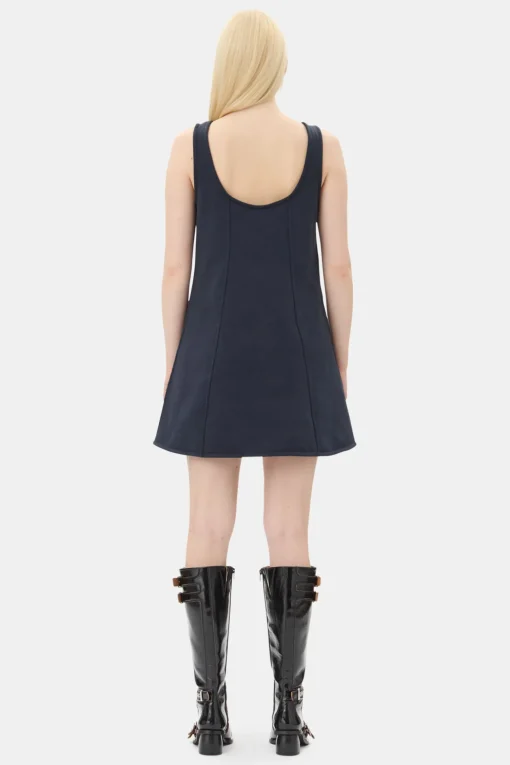 GANNI Ganni Exclusives | Sett<Dark Blue Mini-kjole SkyCaptain