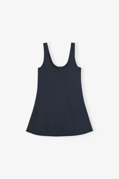 GANNI Ganni Exclusives | Sett<Dark Blue Mini-kjole SkyCaptain