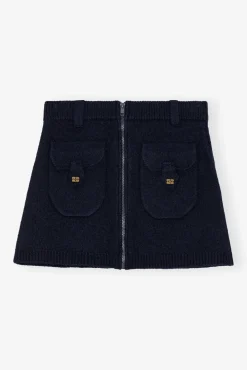 GANNI Sett | Skjørt<Dark Blue Mini-skjørt SkyCaptain