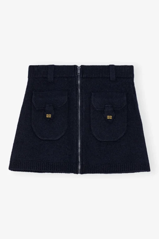 GANNI Sett | Skjørt<Dark Blue Mini-skjørt SkyCaptain