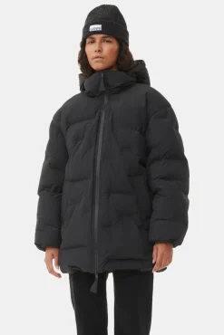 GANNI Hatter | Små Gaver<Dark Grey Fitted Wool Rib Knit-lue Phantom