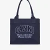 GANNI Skuldervesker | Tote-vesker<Denim Large Tote-veske DarkNavy