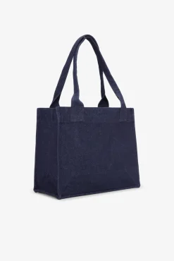 GANNI Skuldervesker | Tote-vesker<Denim Large Tote-veske DarkNavy