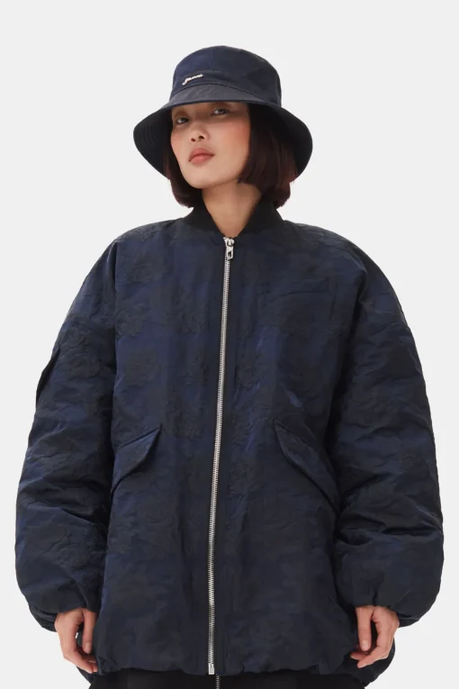 GANNI Hatter<Denim-bøttehatt DarkNavy