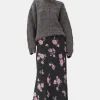 GANNI Skjørt<Floral Printed Crepe Maxi-skjørt ClimbingIvy